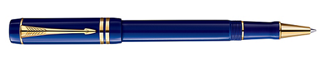 Parker Doufold Rollerball Lapis Lazuli Blue w/ Gold Trim