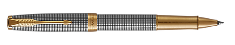 Parker Sonnet Silver With Ciselé Pattern. GT. RB