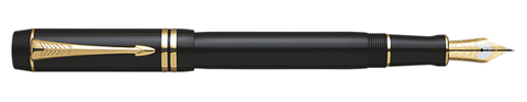 Parker Duofold Black/Gold Centennial Fountain Pen