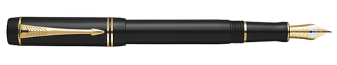 Parker Duofold Black/Gold International Fountain Pen