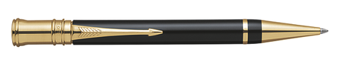 Parker Duofold Ballpoint Black w/ Gold Trim