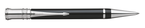 Parker Duofold Ballpoint Black w/ Palladium Trim