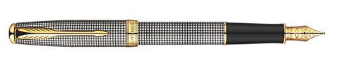Parker Sonnet Sterling Silver Cisele Fountain Pen