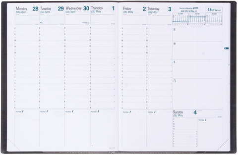 QUO VADIS DESK WEEKLY TRINOTE #48  REFILL  2026
